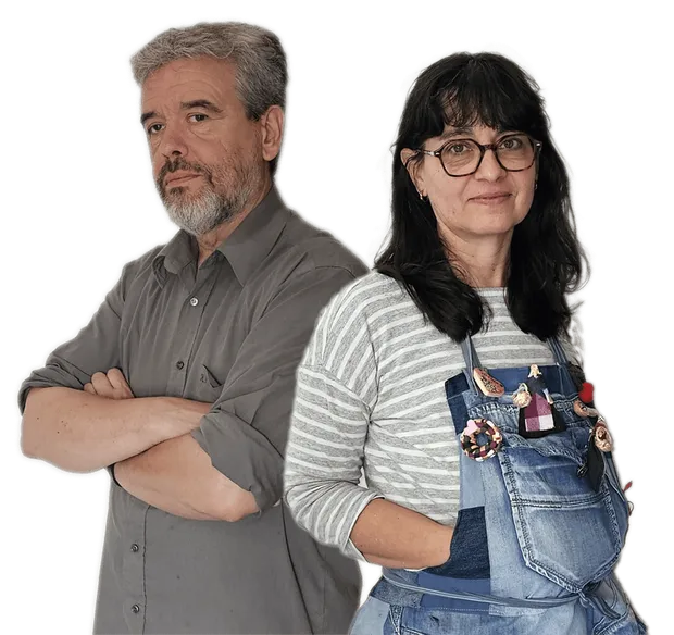 Rui Lopes Silva e Vanda Andrés, os artesãos da Serrestre